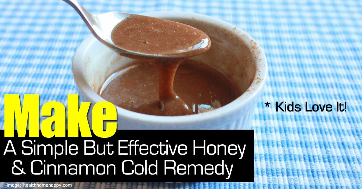How To Make A Simple But Effective Honey and Cinnamon Cold Remedy